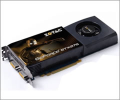 ZOTAC GTX275 896MB DDR3 PCIEx16