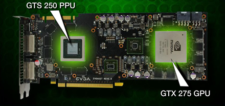 EVGA GeForce GTX 275 CO-OP PhysX Edition