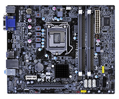 ECS　B75H2-D　LGA1155　CPU メモリ付き