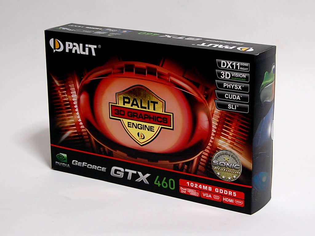 GeForce GTX 460 1GB Sonic Platinum