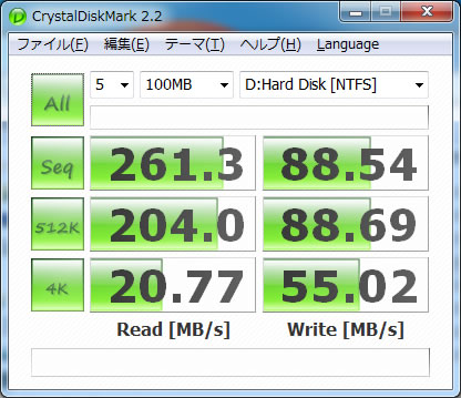 CrystalDiskMark 2.2