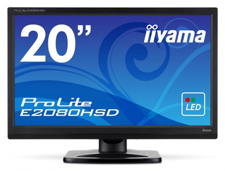 ホワイトLEDバックライト採用の20インチワイド液晶、iiyama「ProLite E2080HSD」