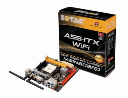 ZOTAC、Trinity対応のMini-ITXマザー「A75-ITX WiFi B series」「A55-ITX WiFi B series」発表