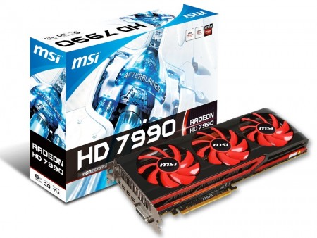 「Afterburner」同梱でチューニング可能なRadeon HD 7990、MSI「R7990-6GD5」