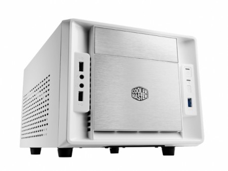 純白ボディが美しい高拡張Mini-ITX Cube型ケース、Cooler Master「Elite 120 Cube White」