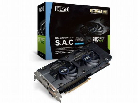 静音「S.A.C」ファン搭載のGeForce GTX 770「ELSA GeForce GTX 770 S.A.C 2GB」発売