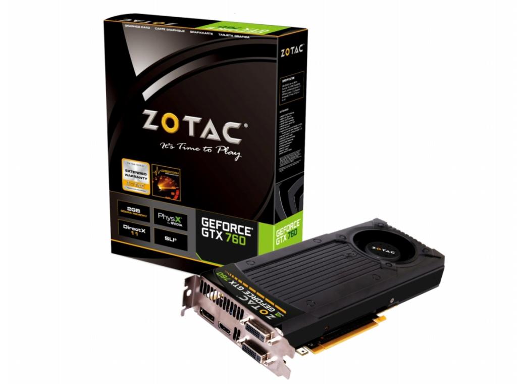 ZOTAC GeForce GTX760 2GB DDR5 NV Reference