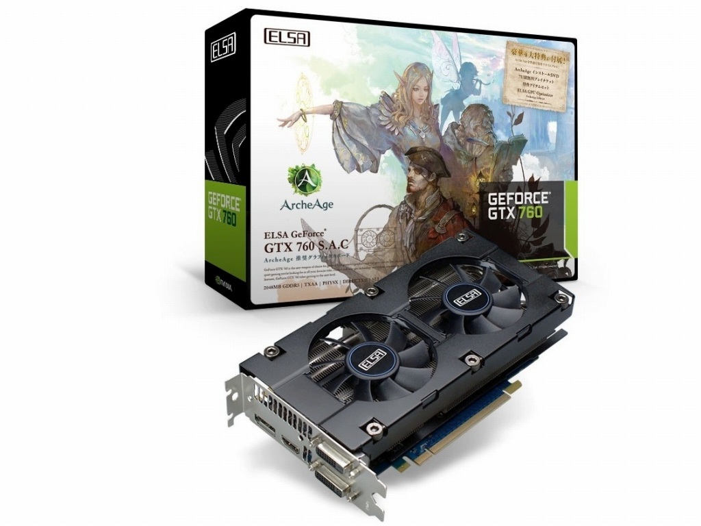 ELSA GeForce GTX 760 S.A.C ArcheAge 推奨モデル