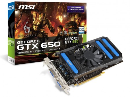 MSI、「バイオハザード6」無料クーポン付きGTX 650「N650GTX ARMOR BIO」発売