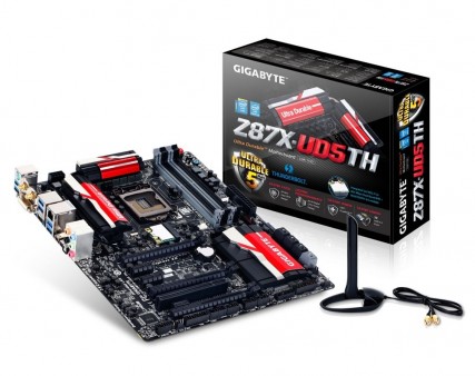 デュアルThunderbolt対応のZ87 Expressマザーボード、GIGABYTE「GA-Z87X-UD5-TH」