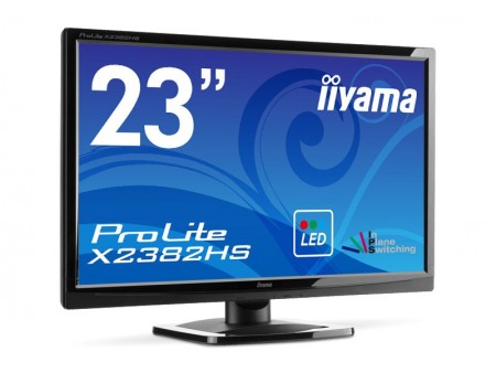 iiyama、IPSパネル23型ワイド液晶ディスプレイ「ProLite X2382HS」10月中旬発売