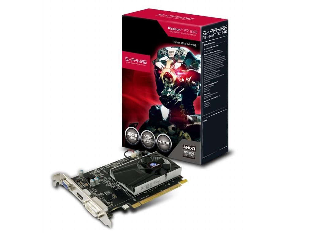 R7 240 4G DDR3 PCI-E HDMI / DVI-D / VGA WITH BOOST