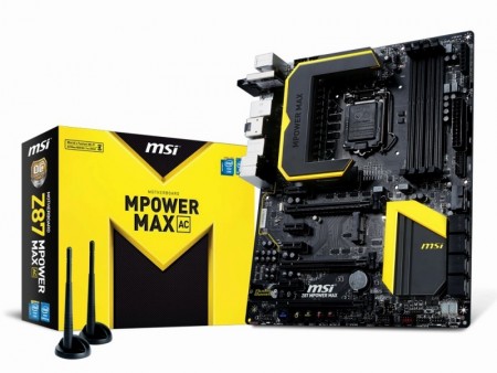 Wi-Fi 802.11acに対応したOC向けマザーボード、MSI「Z87 MPOWER MAX AC」リリース