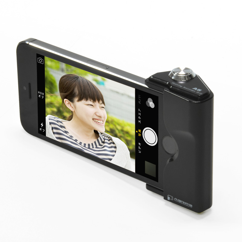 Iphone 5 5sをデジカメに変えるシャッターボタン付きグリップ Jtt Iphoneshutterab Grip 2 エルミタージュ秋葉原