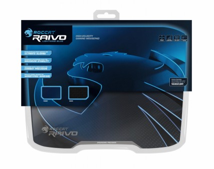 高速操作向けマイクロ粒子加工済みマウスパッド、ROCCAT「Raivo」シリーズ3月発売