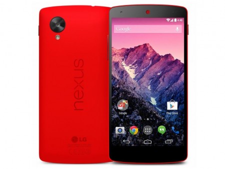 Nexusシリーズ初の3色目モデル。LG、「Nexus 5」に新色“ブライトレッド”追加