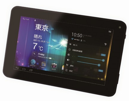 デュアルコアCPU採用の7インチAndroidタブレット、恵安「M716S」発売