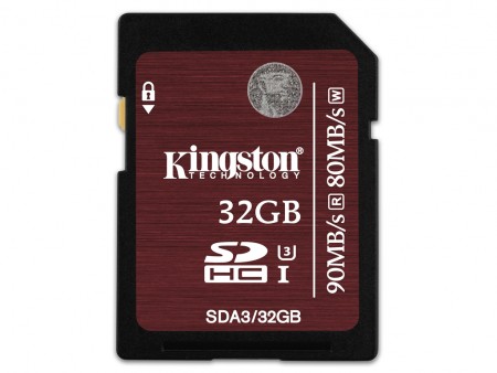 Kingston、4KおよびウルトラHDビデオ撮影に最適なSDHC/SDXC UHS-I Speed Class3カード