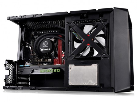 フルモジュラータイプのCube型MicroATXケース、Thermaltake「Urban SD1」国内登場