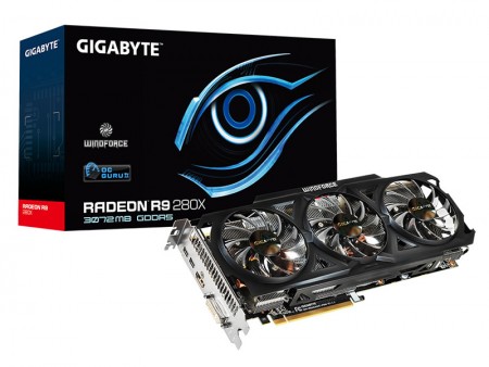 「WINDFORCE 3X」採用のR9 280X OCモデル、GIGABYTE「GV-R928XOC-3GD REV2」