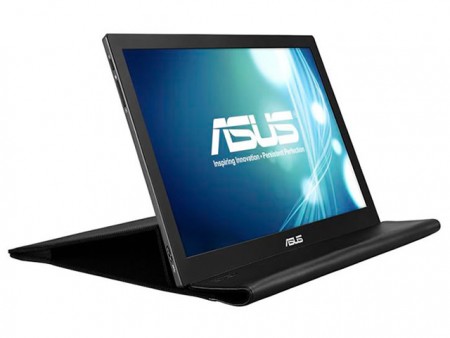 ASUS、USB接続の15.6型ワイド液晶「MB168B」シリーズ発売