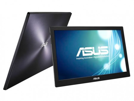 ASUS、USB接続の15.6型ワイド液晶「MB168B」シリーズ発売