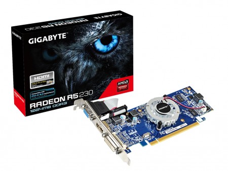 1スロット・ロープロ対応のRadeon R5 230グラフィックスカード、GIGABYTE「GV-R523D3-1GL」