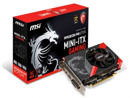 Mini-ITXサイズのRadeon R9 270X OCモデル、MSI「R9 270X GAMING 2G ITX」