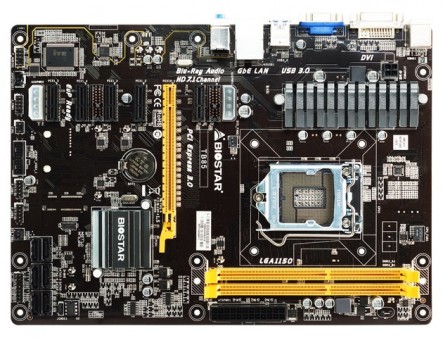 PCI-Express×6本のBitCoin採掘向けLGA1150マザーボード、BIOSTAR「TB85