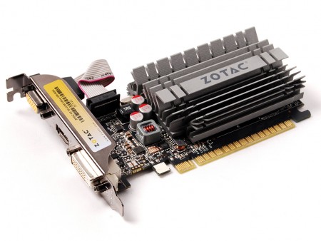 ZOTAC、NVIDIA GeForce GT 720搭載のファンレスグラフィックスカード2種