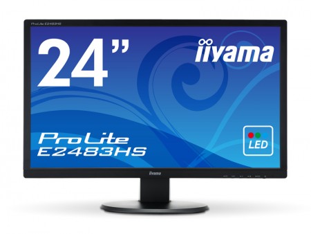 ブルーライトカット&フリッカーフリーLED対応24インチ液晶、iiyama「ProLite E2483HS」