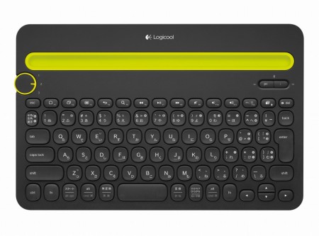 ロジクール、ダイヤルでデバイス切り替えできるPC・スマホ両対応のBluetoothキーボード「K480」