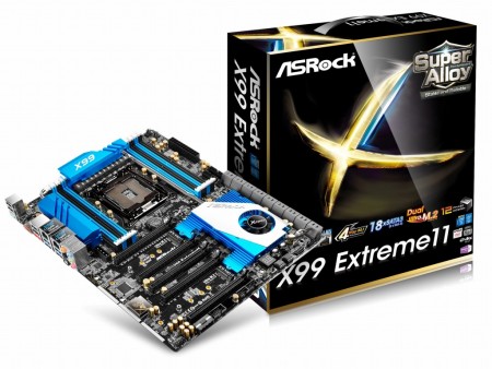 SATA3.0がズラリ18ポート。M.2もデュアル搭載するIntel X99マザー、ASRock「X99 Extreme11」