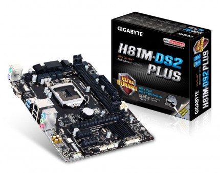 GIGABYTE、奥行170mmのコンパクトなMicroATXマザーボード「GA-H81M-DS2 Plus」