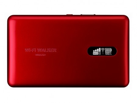 業界最薄のWiMAX 2+ルーター「Wi-Fi WALKER WiMAX 2+NAD11」に新色レッドが登場