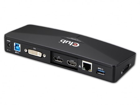 Club3D、4K出力に対応するUSB3.0マルチドック「SenseVision USB 3.0 4K Docking Station」など2種