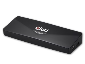 Club3D、4K出力に対応するUSB3.0マルチドック「SenseVision USB 3.0 4K Docking Station」など2種