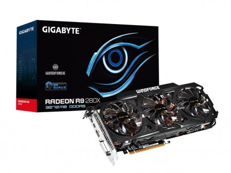 GIGABYTE、TDP450W対応の「WINDFORCE 3X」搭載R9 280X「GV-R928XWF3-3GD」