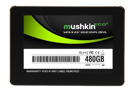 シーケンシャル550MB/sの2.5インチSATA3.0 SSD、Mushkin「ECO2」シリーズ