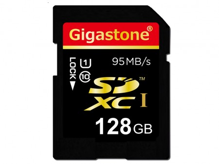 最大読込95MB/secのSDカード、Gigastone「ウルトラハイスピードシリーズ」発売