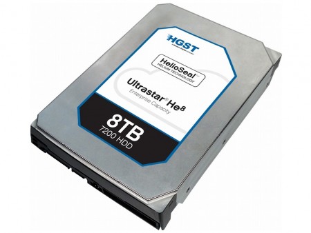 HGSTのヘリウム充填HDD「HelioSeal」が累計100万台出荷を達成。MTBFも新境地250万時間に