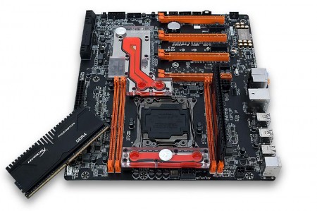 GIGABYTE「GA-X99-SOC Champion」の冷却性能を向上させる水冷ヘッドがEK Water Blocksから