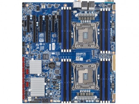 SAS 12Gbps対応のデュアルXeonマザーボード、GIGABYTE「MW70-3S0」リリース