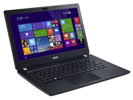 Acer、Windows 10 Now対象13.3型ハイパフォーマンスノート「Aspire V3」シリーズ