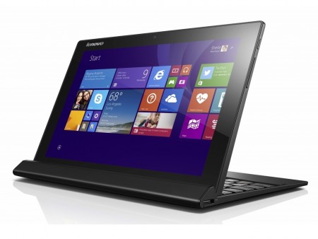 キーボードドックとOffice 2013付属の10.1型タブレットPC、レノボ