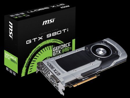 独⾃ソフト「AFTERBURNER 4.1.0」が付属する、MSI「GTX 980Ti 6GD5」