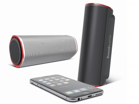 IPX4相当の防水性能を備えたポータブルBluetoothスピーカー、クリエイティブ「Sound Blaster FRee」