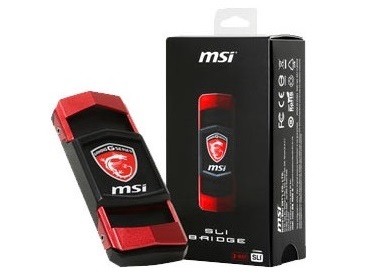 MSI、「GAMING series」コンセプトのカッコよすぎるSLIブリッジ「GAMING SLI Bridge」リリース