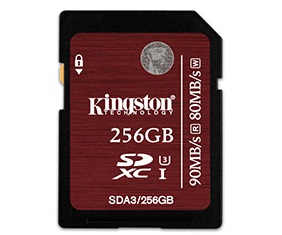 容量256GB、読込90MB/secのUHS-I Class3対応SDカードがKingstonから登場