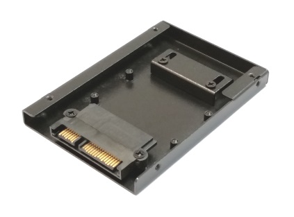 Slim SATA SSDを2.5インチ化できるアダプタがAddonicsから発売